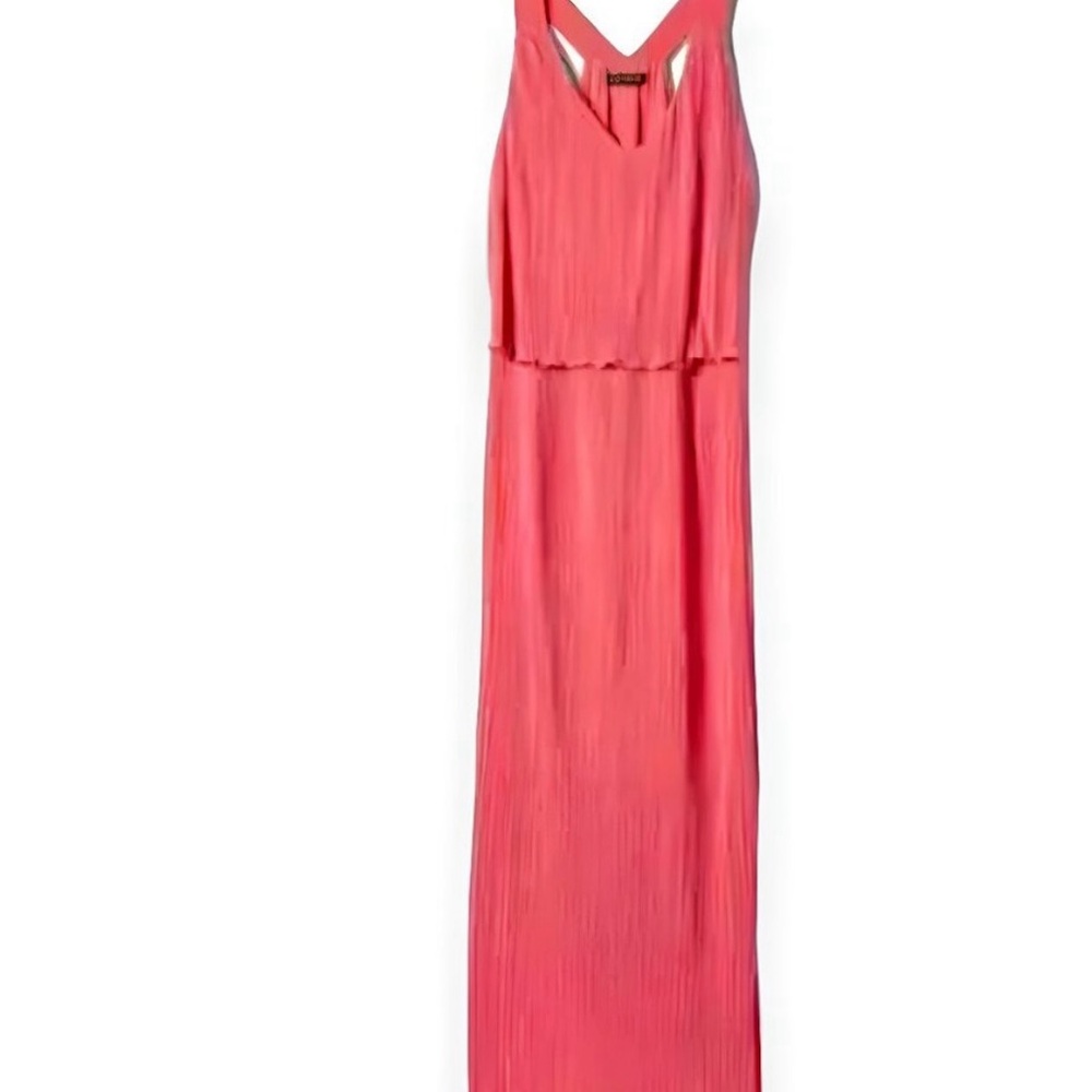Banana Republic Elegant Coral Maxi Dress